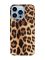Матовий чохол з чорними боками на Apple iPhone 13 Pro Max :: Леопардовий дизайн (принт 383)