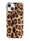 Матовий чохол з чорними боками на Apple iPhone 14 :: Леопардовий дизайн (принт 383)