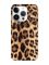 Матовий чохол з чорними боками на Apple iPhone 14 Pro :: Леопардовий дизайн (принт 383)