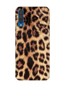 Матовий чохол з чорними боками на Samsung Galaxy A50 (2019) A505/A30s :: Леопардовий дизайн (принт 383)