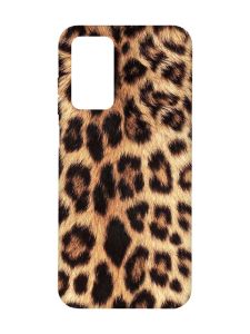 Матовий чохол з чорними боками на Xiaomi Redmi Note 11 4G :: Леопардовий дизайн (принт 383)