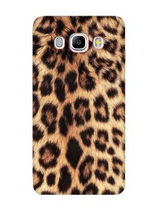 Матовий чохол з червоними боками на Samsung Galaxy J5 (2016) J510 :: Леопардовий дизайн (принт 383)