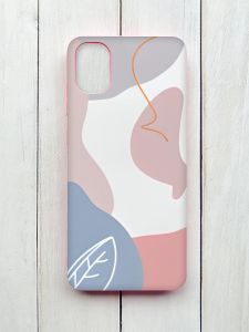 Mатовий чохол з рожевими боками на Samsung Galaxy A05 (A055) :: Кольоровий фон (принт 61)