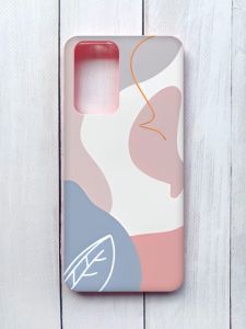 Матовий чохол з рожевими боками на Xiaomi Redmi Note 10 Pro/10 Pro Max :: Кольоровий фон (принт 61)