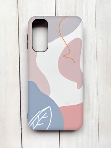 Матовий чохол з чорними боками на Samsung Galaxy A24 :: Кольоровий фон (принт 61)