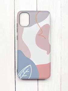 Матовий чохол з чорними боками на Samsung Galaxy A05 (A055) :: Кольоровий фон (принт 61)