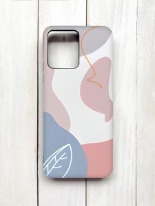 Матовий чохол з чорними боками на Xiaomi Redmi 12 :: Кольоровий фон (принт 61)