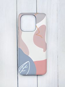 Матовий чохол з чорними боками на Xiaomi Redmi 12C :: Кольоровий фон (принт 61)