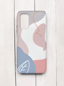 Матовий чохол з чорними боками на Xiaomi Redmi 9T :: Кольоровий фон (принт 61)