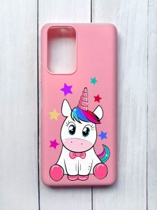 Матовий чохол на Xiaomi Redmi Note 10 Pro/10 Pro Max Рожевий :: Єдиноріг (принт 102)