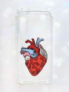 Чохол з потовщеними кутами на Samsung Galaxy S23 Plus :: Серце анатомічне (принт 250)