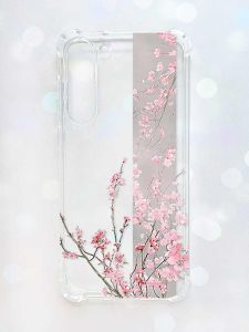 Чохол з потовщеними кутами на Samsung Galaxy S23 Plus :: Сакура у цвіті (принт 286)