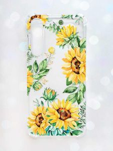 Чохол з потовщеними кутами на Samsung Galaxy S23 Plus :: Соняхи (принт 288)