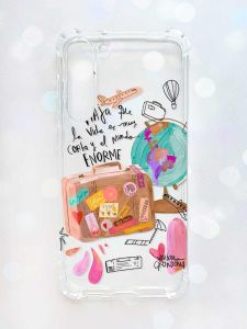 Чохол з потовщеними кутами на Samsung Galaxy S23 Plus :: Настрій подорожувати (принт 329)