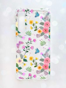 Чохол з потовщеними кутами на Samsung Galaxy S23 Plus :: Квітковий фон (принт 369)