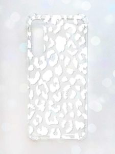 Чохол з потовщеними кутами на Samsung Galaxy S23 Plus :: Леопардовий принт Білий (принт 375)