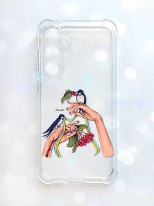 Чохол з потовщеними кутами на Samsung Galaxy S23 FE :: Ластівки (принт 15)