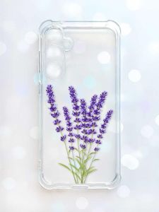 Чохол з потовщеними кутами на Samsung Galaxy S23 FE :: Лаванда (принт 28)