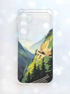 Чохол з потовщеними кутами на Samsung Galaxy S23 FE :: Пейзаж. Гори (принт 87)