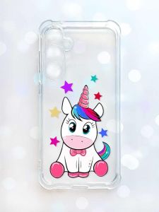 Чохол з потовщеними кутами на Samsung Galaxy S23 FE :: Єдиноріг (принт 102)