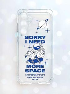 Чохол з потовщеними кутами на Samsung Galaxy S23 FE :: Космонавт на скейті (принт 248)