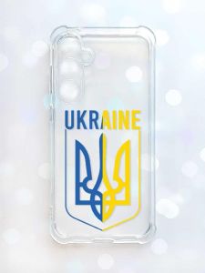 Чохол з потовщеними кутами на Samsung Galaxy S23 FE :: Тризуб (патріотичний принт 254)