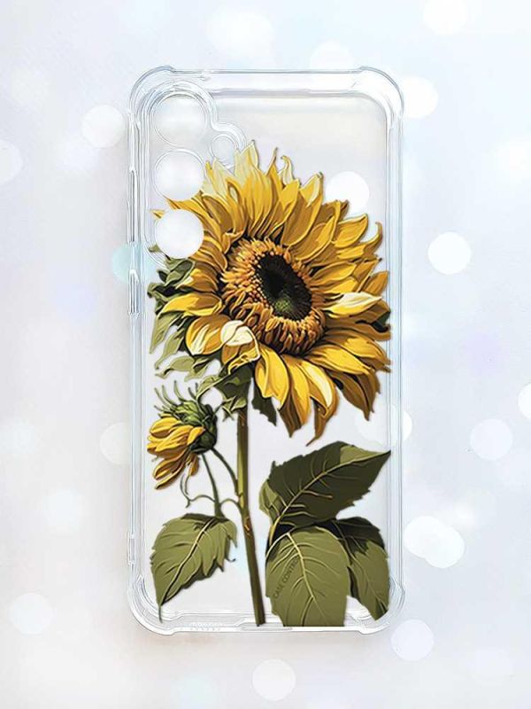 Чохол з потовщеними кутами на Samsung Galaxy S23 FE :: Соняшник (принт 274)