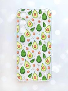 Чохол з потовщеними кутами на Samsung Galaxy S23 FE :: Авокадо з котиками (принт 301)