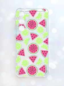 Чохол з потовщеними кутами на Samsung Galaxy S23 FE :: Кавуни и лайм (принт 345)