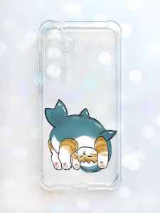 Чохол з потовщеними кутами на Samsung Galaxy S23 FE :: Котик акула (принт 378)