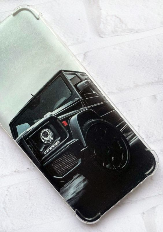 Чохол з потовщеними кутами на Samsung Galaxy S23 FE :: Авто чорне (принт 234)