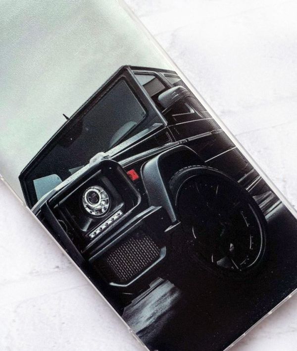 Чохол з потовщеними кутами на Samsung Galaxy S23 FE :: Авто чорне (принт 234)