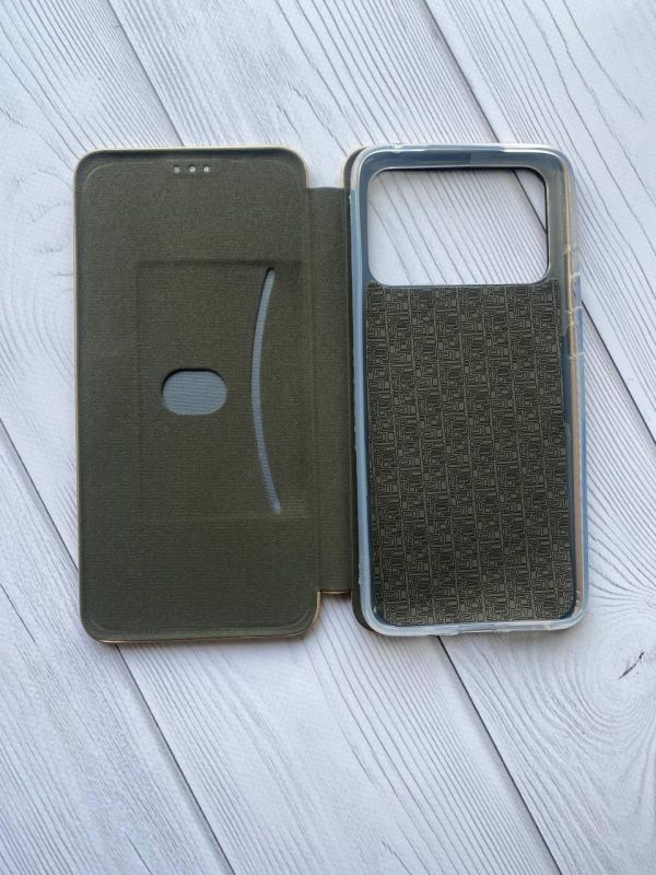 Чохол-книжка з малюнком для Xiaomi Poco C40 Золотий :: Квіткова ідилія (принт 382)