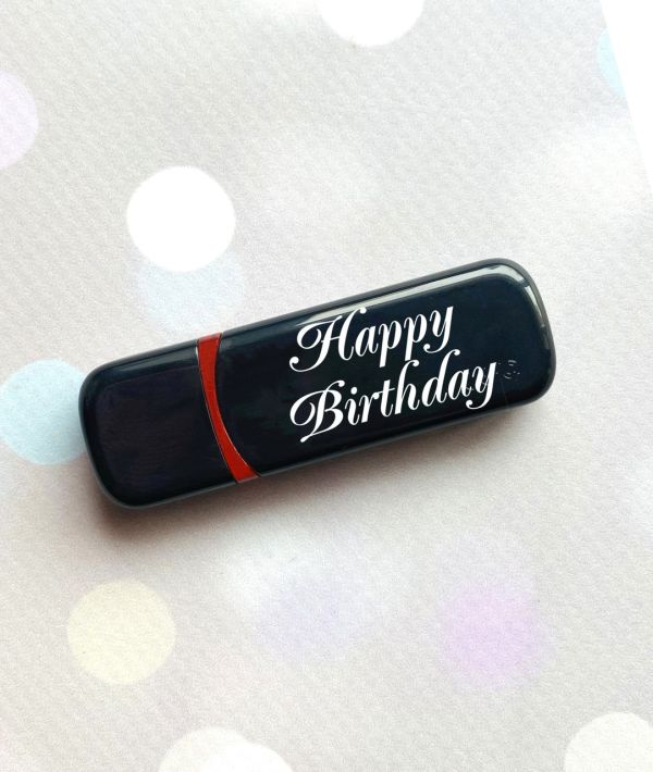 Іменна флешка з логотипом на 64GB (дизайн 81)
