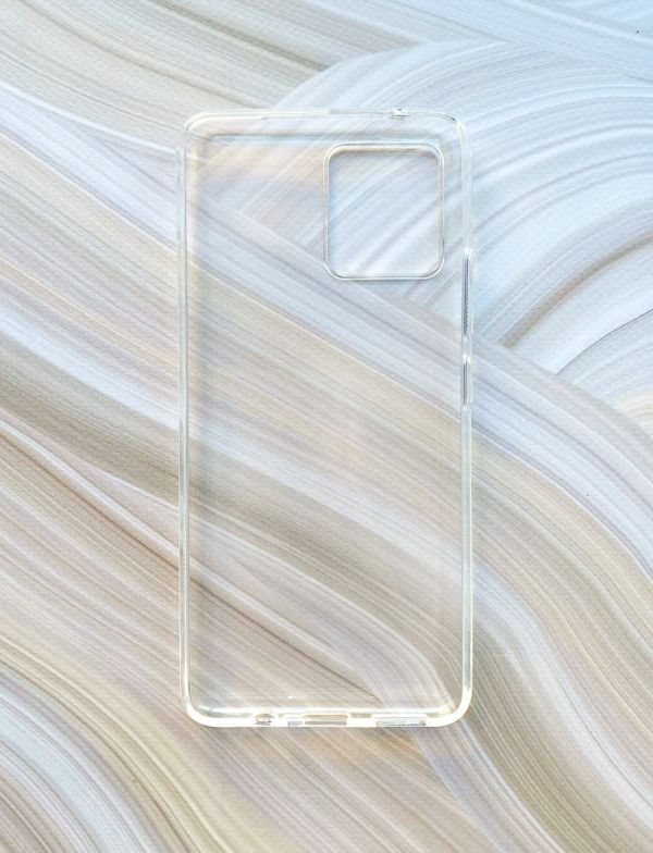 Прозорий силіконовий чохол на Motorola Moto G72