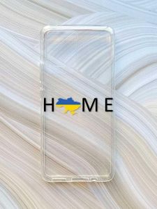 Прозорий чохол на Motorola Moto G72 :: Дім Україна (принт 72)