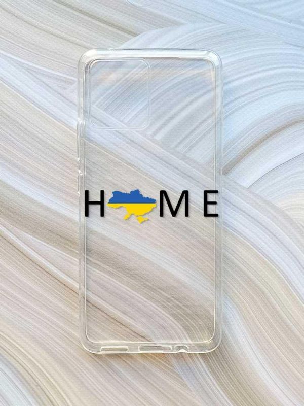 Прозорий чохол на Motorola Moto G72 :: Дім Україна (принт 72)