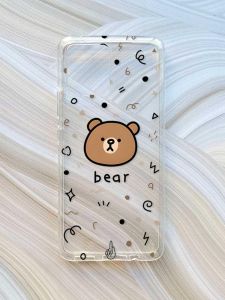 Прозорий чохол на Motorola Moto G72 :: Ведмедик (принт 76)