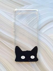 Прозорий чохол на Motorola Moto G72 :: Котик (принт 119)