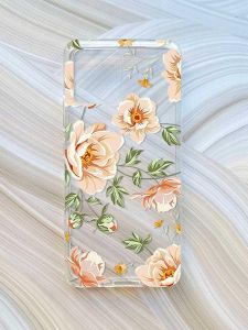 Прозорий чохол на Motorola Moto G72 :: Квіти пастельні (принт 277)