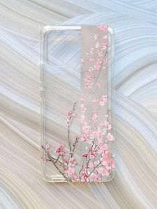 Прозорий чохол на Motorola Moto G72 :: Сакура у цвіті (принт 286)