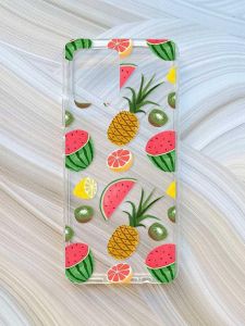 Прозорий чохол на Motorola Moto G72 :: Фруктовий мікс (принт 347)