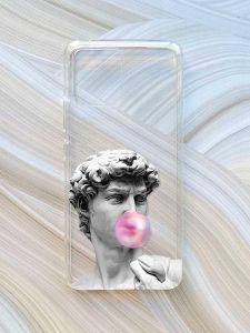 Прозорий чохол на Motorola Moto G72 :: Скульптура (принт 352)