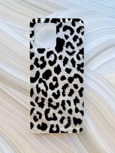 Прозорий чохол на Motorola Moto G72 :: Леопардовий принт (принт 374)