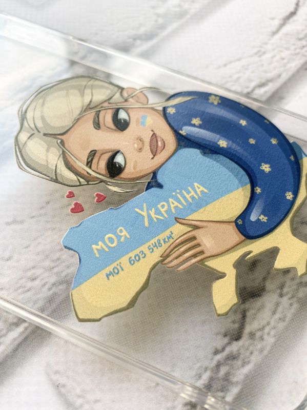 Чохол з потовщеними кутами на Samsung Galaxy S24 :: Моя Україна (принт 24)
