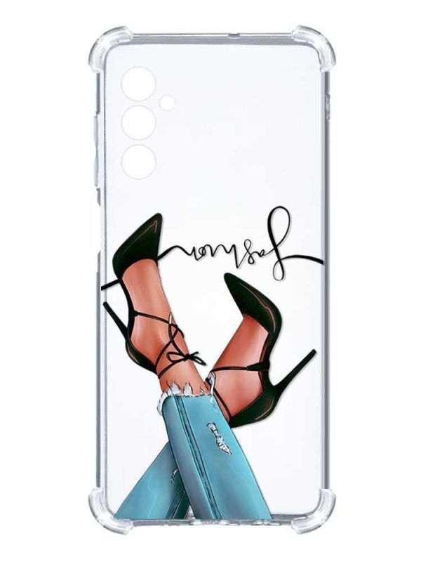 Чохол з потовщеними кутами на Samsung Galaxy S24 :: Ніжки (принт 60)