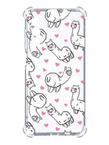 Чохол з потовщеними кутами на Samsung Galaxy S24 :: Лами (принт 95)