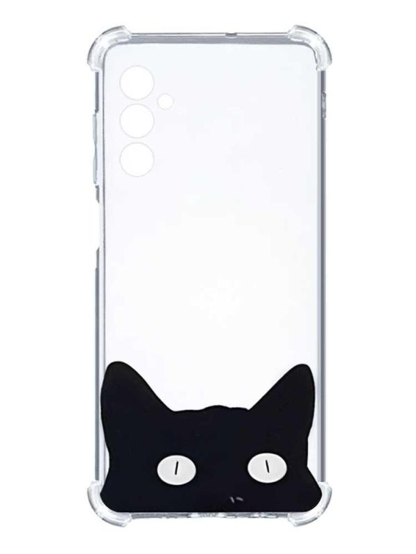 Чохол з потовщеними кутами на Samsung Galaxy S24 :: Котик (принт 119)