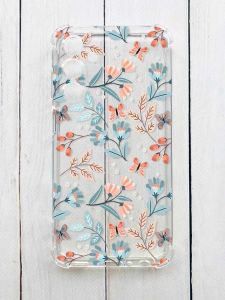 Чохол з потовщеними кутами на Samsung Galaxy S24 :: Квітковий фон (принт 370)