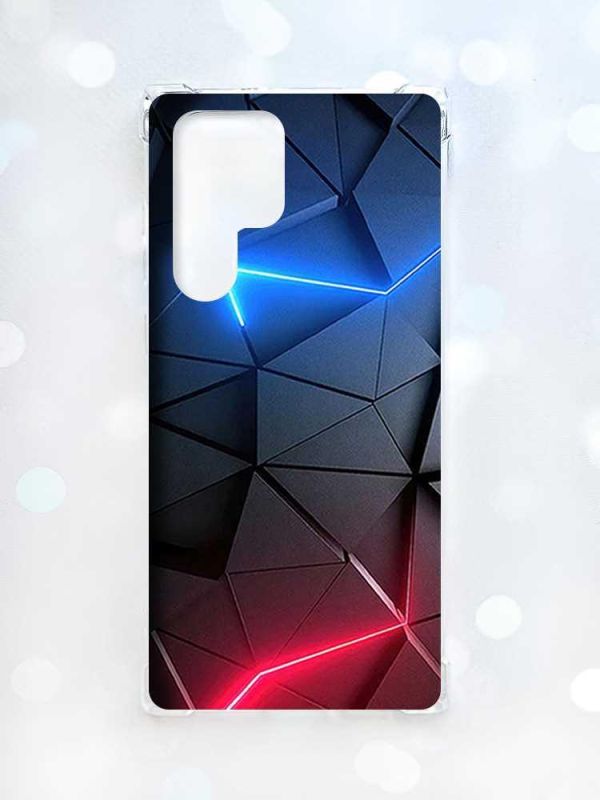 Чохол з потовщеними кутами на Samsung Galaxy S22 Ultra :: Рельєфний фон (принт 36)